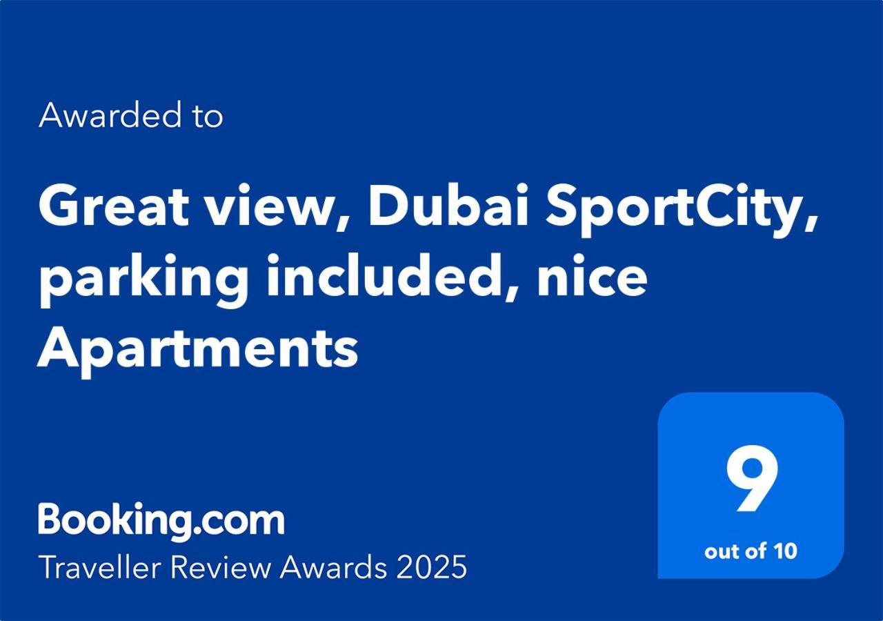 Great View, Dubai Sportcity, Parking Included, Nice Apartments المظهر الخارجي الصورة
